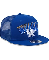 Men's New Era Royal Kentucky Wildcats Grade Trucker 9FIFTY Snapback Hat