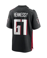 Men's Nike Matt Hennessy Black Atlanta Falcons Player Game Jersey