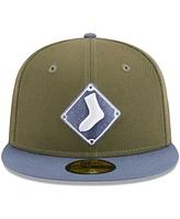 Men's New Era Olive, Blue Chicago White Sox 59FIFTY Fitted Hat