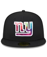 Men's New Era Black New York Giants 2023 Nfl Crucial Catch 59FIFTY Fitted Hat