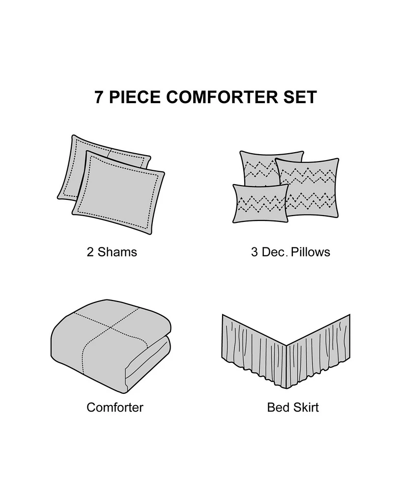 Stratford Park Mollybee 7-Piece Comforter Set