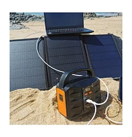 Portable Power Station: 100W, 155Wh/42000mAh & 40W Solar Panel - Combo