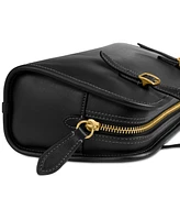 Coach The Originals Small Leather Double Strap Shoulder Bag