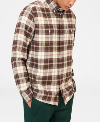 Ben Sherman Men's Brushed Plaid Shirt