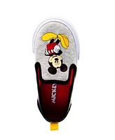 Disney Toddler Boys Mickey Mouse Slip On Canvas Sneakers