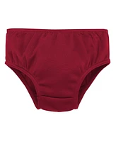 Girls Toddler Crimson, Gray Alabama Crimson Tide Two-Piece Cheer Captain Jumper Dress and Bloomers Set