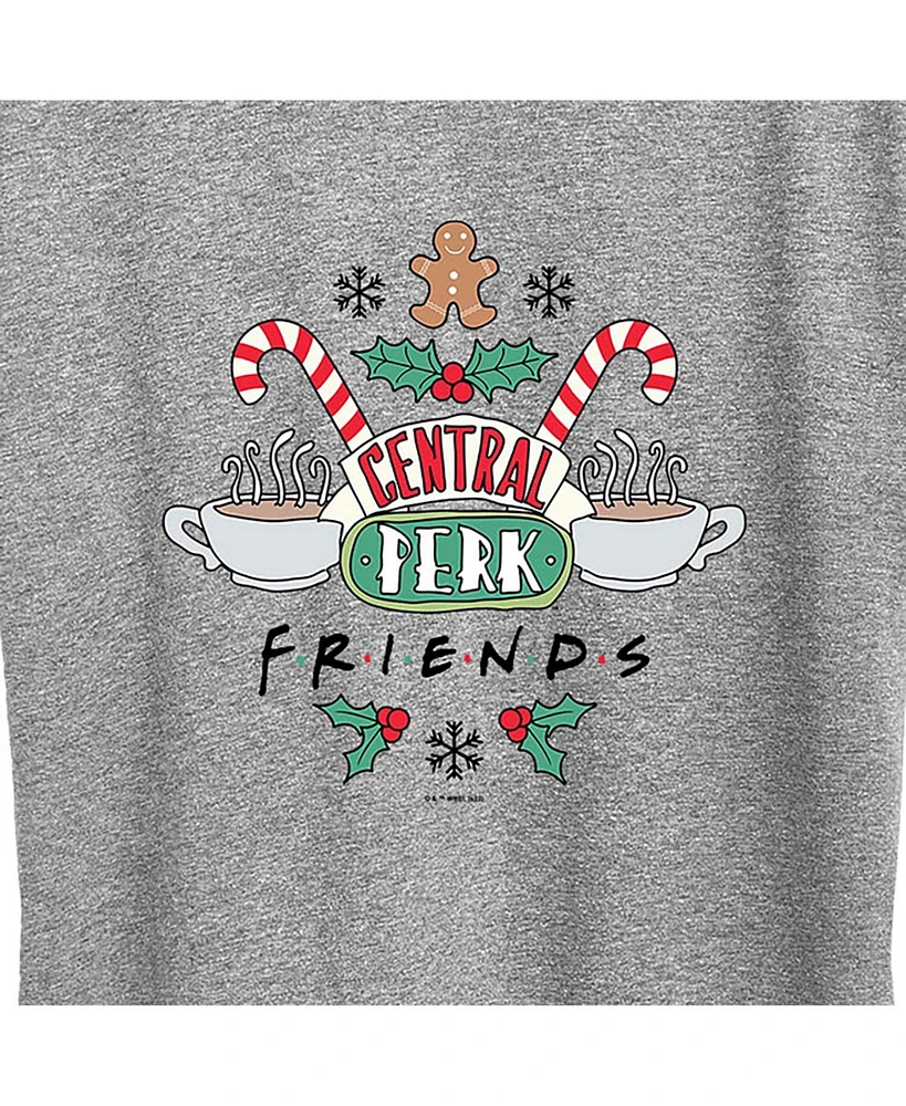 Trendy Plus Friends Central Perk Christmas Graphic T-shirt