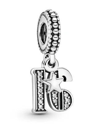 Pandora Cubic Zirconia 16th Celebration Charm