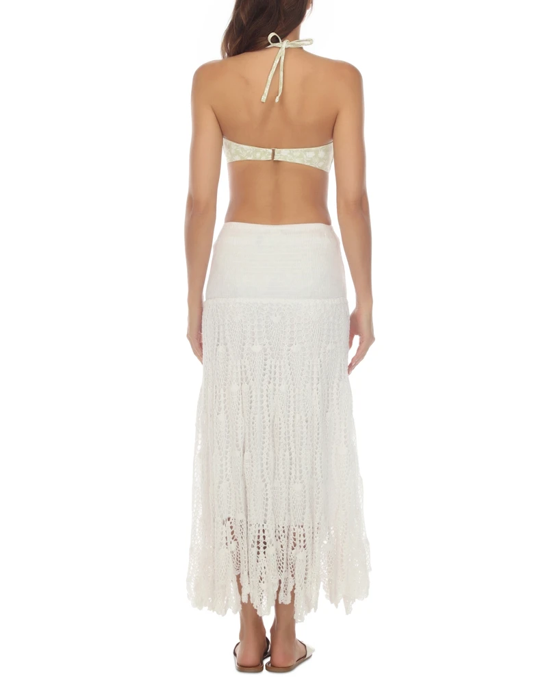 Raviya Women's Crochet Convertible Cover-Up