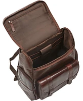 Mancini Men's Buffalo Backpack with Zippered Laptop, Tablet Compartment