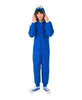 OppoSuits Little Boys Cookie Monster Zip Up Onesie Outfit