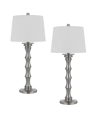 32" Height Metal Table Lamp Set