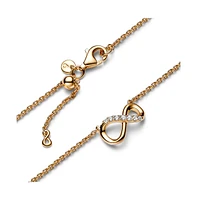 Pandora Moments Sterling Sparkling Cubic Zirconia Infinity Collier Necklace