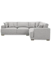 Closeout! Vasher 114" 3-Pc. Fabric Sectional Sofa, Created for Macy's