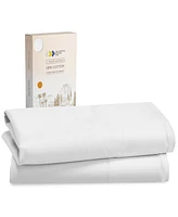 Standard/Queen Pillowcases Set of 2 – 100% Cotton, Soft & Cooling Sateen, Fits Standard and Queen Pillows