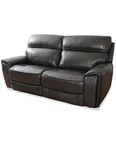 Closeout! Hutchenson 83" 2 Pc. Zero Gravity Leather Sofa with 2 Power Recliners, Created for Macy's