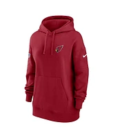 Women's Nike Cardinal Arizona Cardinals 2023 Sideline Club Fleece Pullover Hoodie
