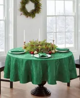 Elrene Poinsettia Elegance Damask Collection