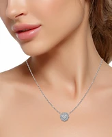 Giani Bernini 2-Pc. Set Cubic Zirconia Heart Pendant Necklace & Solitaire Stud Earrings, Created for Macy's
