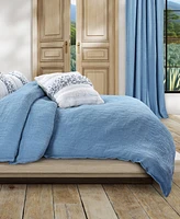 White Sand South Seas Cotton Duvet Cover, King/California King