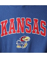 Big Boys Colosseum Royal Kansas Jayhawks 2-Hit Team Pullover Hoodie