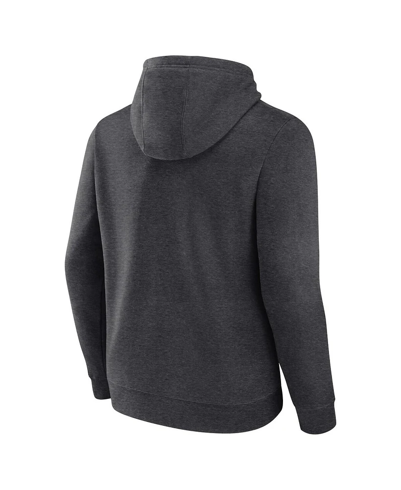 Men's Fanatics Heather Charcoal Colorado Buffaloes Campus Pullover Hoodie
