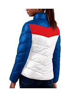 Women's G-iii 4Her by Carl Banks White, Royal Buffalo Bills New Star Quilted Full-Zip Jacket