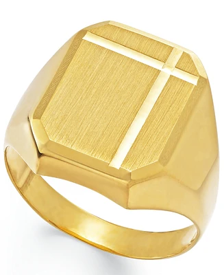 Men's Polished Ring in 14k Gold
