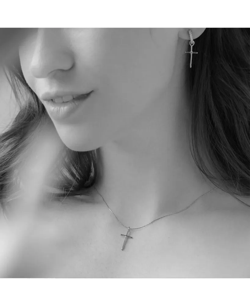 Sterling Silver Ariel Cross Necklace – Trending for Summer, Faith-Inspired Jewelry