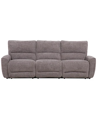 Closeout! Deklyn 106" 3-Pc. Zero Gravity Fabric Sofa with 3 Power Recliners, Created for Macy's
