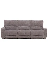 Closeout! Deklyn 106" 3-Pc. Zero Gravity Fabric Sofa with 3 Power Recliners, Created for Macy's