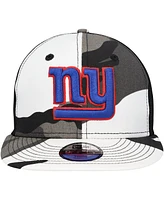 Youth Boys and Girls New Era Camo New York Giants Trucker 9FIFTY Snapback Hat