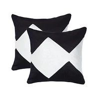 Safavieh Tabytha 18" x 18" Pillow (Set of 2)