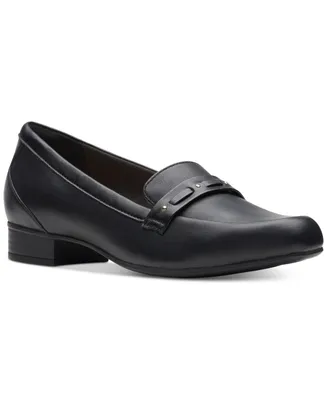 Clarks Women's Juliet Bay Woven-Strap Loafer Flats