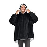 Bare Homey B-Cozy Adult Sherpa Fleece Wearable Blanket