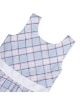 Hope & Henry Girls' Sleeveless Special Occasion Party Dress with Cross Back Detail, Infant