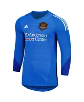 Men's adidas Blue Houston Dynamo Fc 2023 Goalkeeper Long Sleeve Replica Jersey