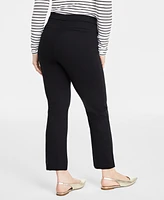 On 34th Women's Ponte-Knit Pull-On Ankle Pants, Regular & Short, Created for Macy's