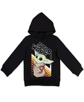 Star Wars Toddler Boys Mandalorian The Fleece Pullover Long Sleeve Hoodie