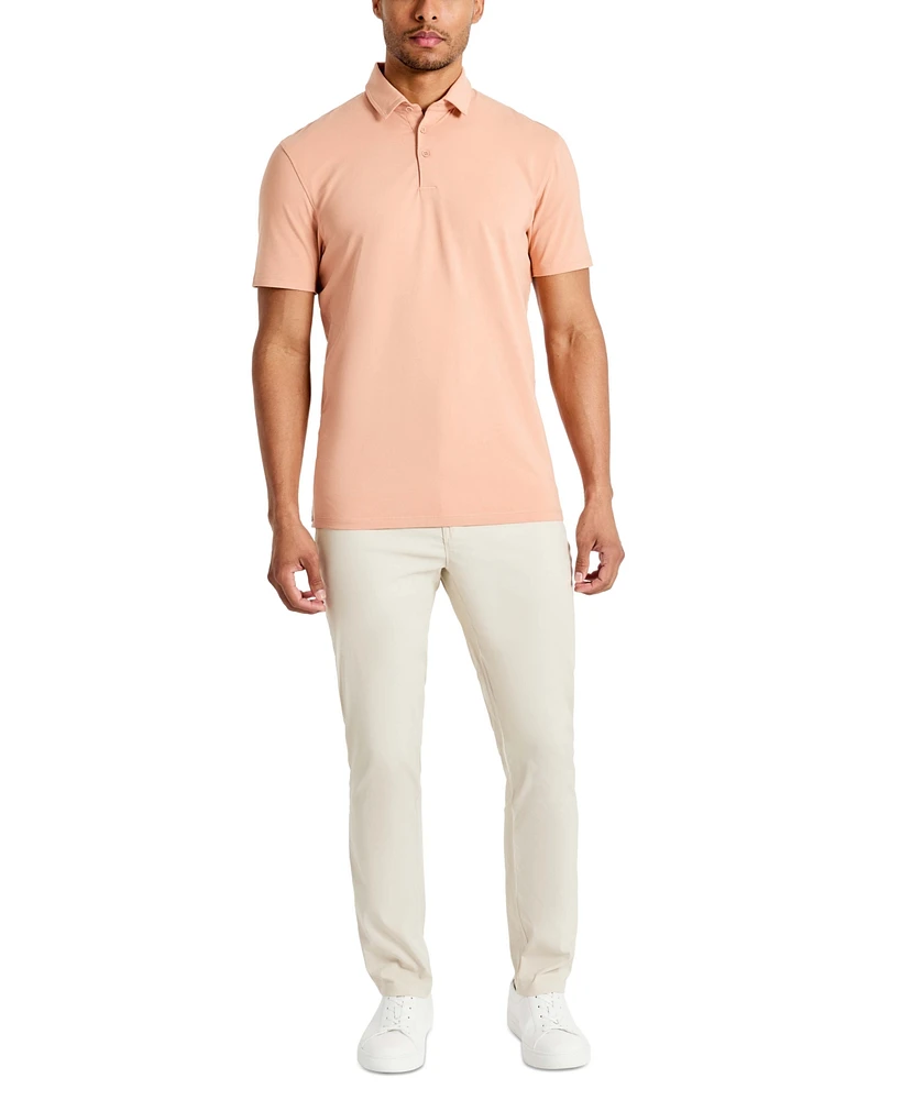 Kenneth Cole Men's Performance Button Polo
