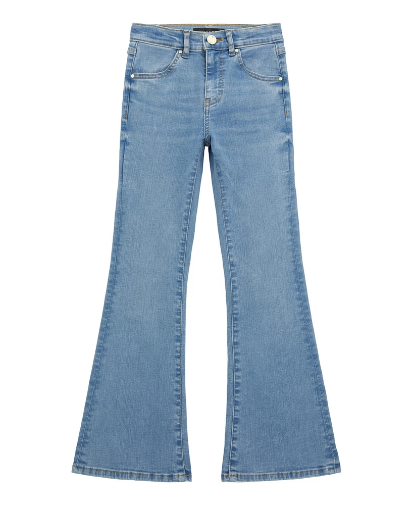 Big Girls Stretch Denim 5 Pocket Flare Leg Jeans