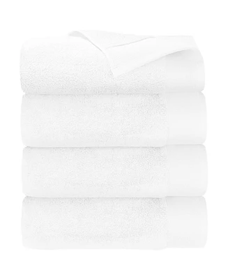 4-Pack Bath Towel Set, Softest 100% Cotton by California Design Den
