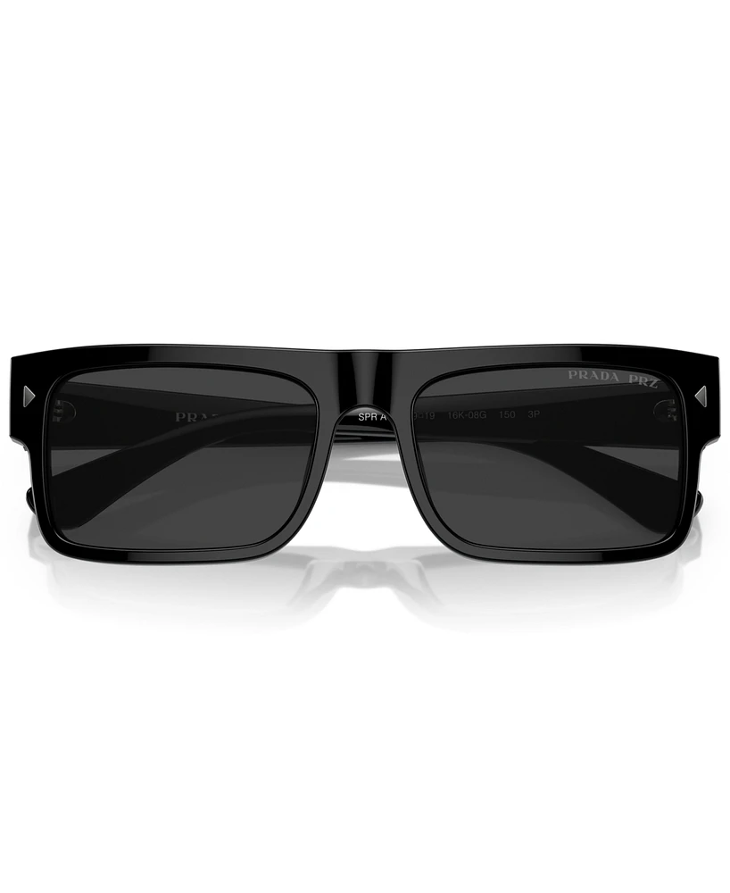 Prada Signature Rectangular Men's Sunglasses