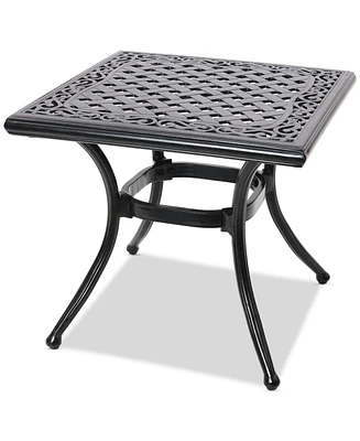 Wythburn Mix and Match 20" Square Cast Aluminum Outdoor End Table, Created for Macy's