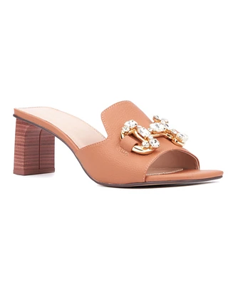 Fashion To Figure Women's Octavia Heel Sandal - Wide Width