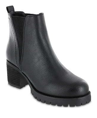 Mia Women's Jody Lug Sole Chelsea Booties