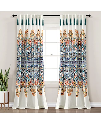Lush Decor Boho Medallion Window Curtain Panels