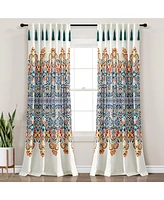 Lush Decor Boho Medallion Window Curtain Panels