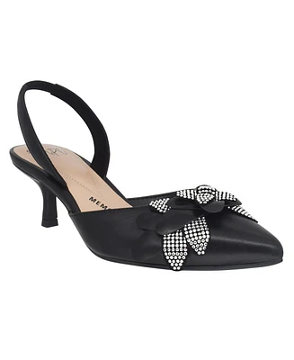Impo Women's Ellen Slingback Kitten Heel Pumps