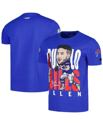 Men's Pro Standard Josh Allen Royal Buffalo Bills Avatar Remix Player Graphic T-shirt